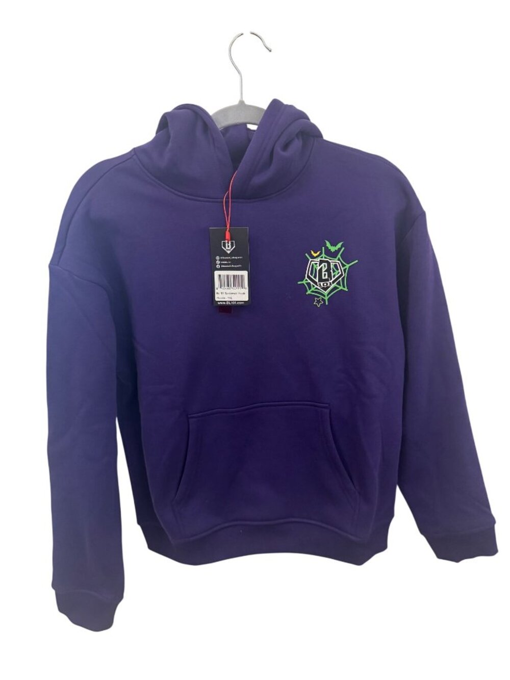 NWT Baseball Lifestyle 101 Halloween hoodie size youth xl